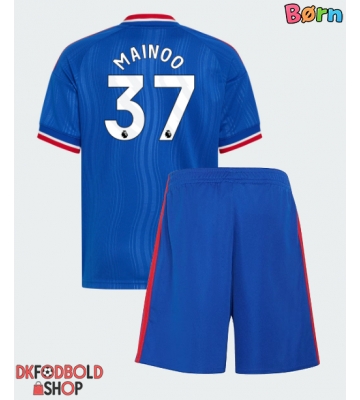 Manchester United Kobbie Mainoo #37 Udebanesæt Børn 2026-27 Kort ærmer (+ korte bukser)